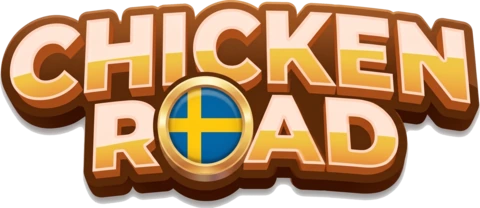 Chicken Road logotyp med svensk flagga